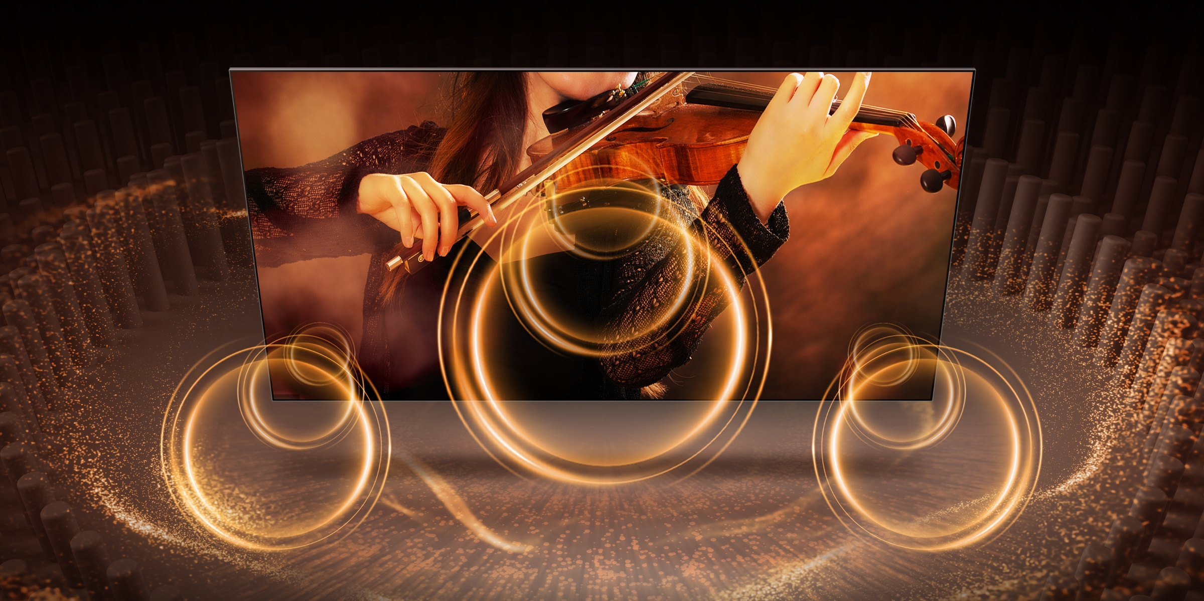 2.1重低音サウンドシステム