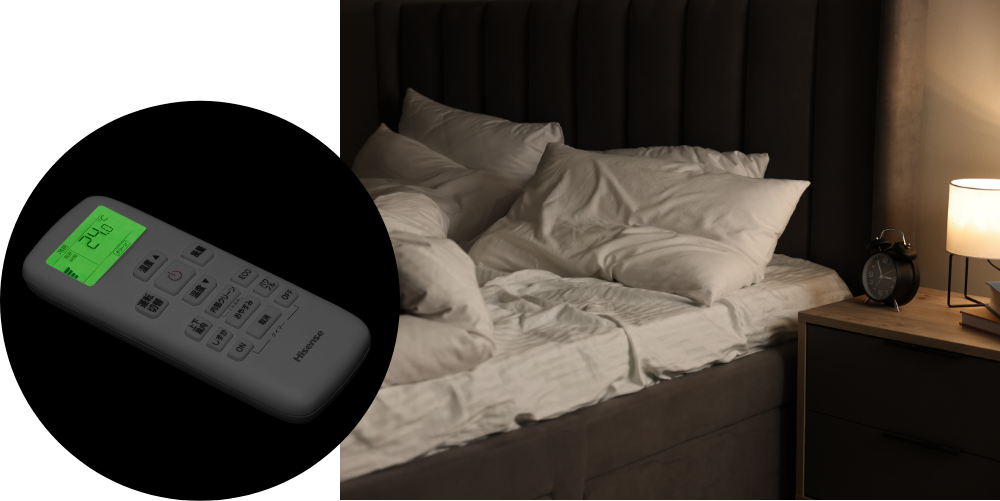 バックライト付きリモコン