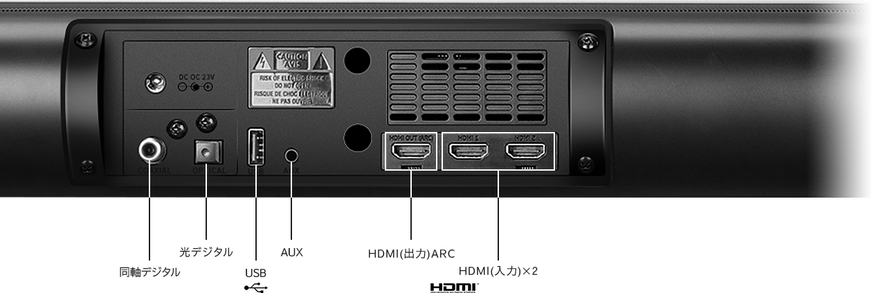 Hisense HS512 5.1.2ch シアターサウンドシステム