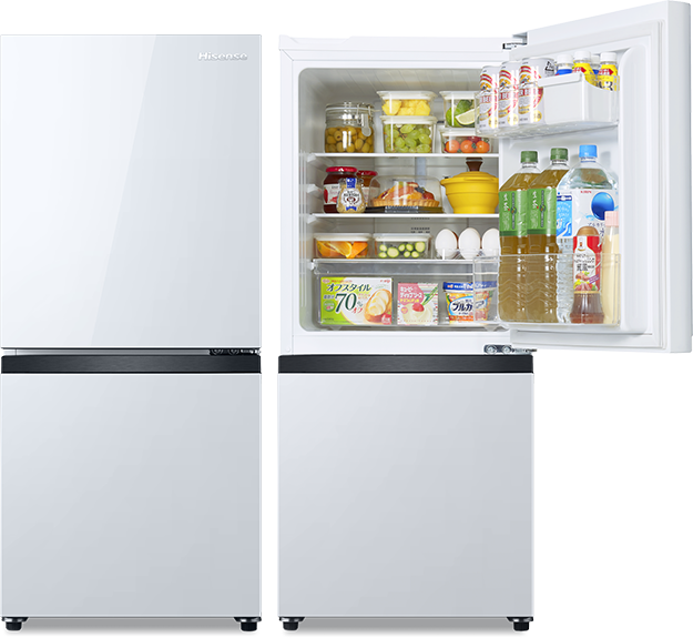 134LHisense ハイセンス ノンフロン冷凍冷蔵庫134L（2020年製