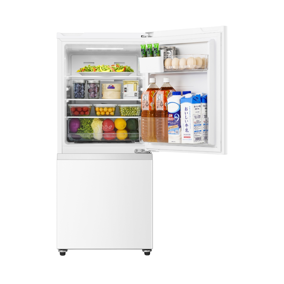 Hisense 冷凍庫 3段式 ホワイト 冷凍庫 小型 61L 前開き 引き出し 3段 HF-A60JW Hisense | 山善
