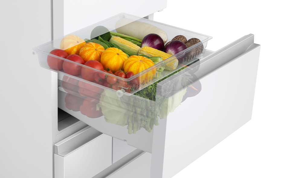 真ん中の野菜室