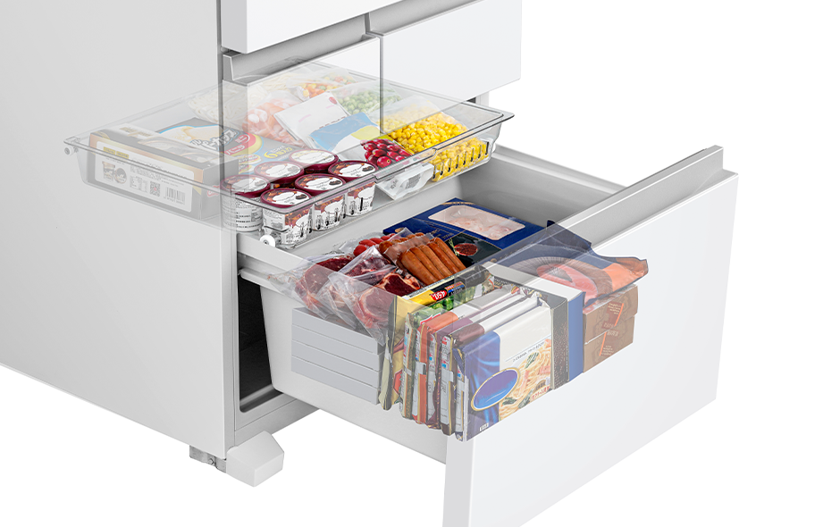 たっぷり冷凍室