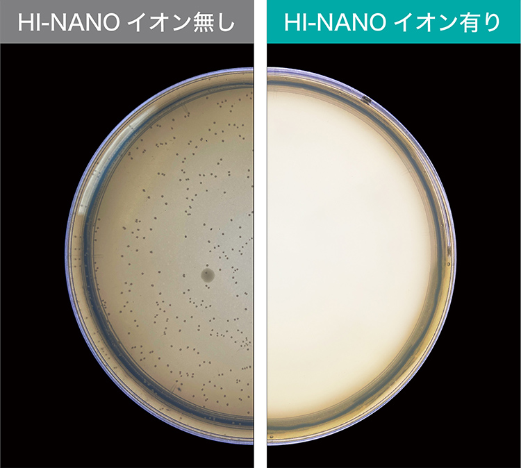 イオンのチカラでしっかり除菌