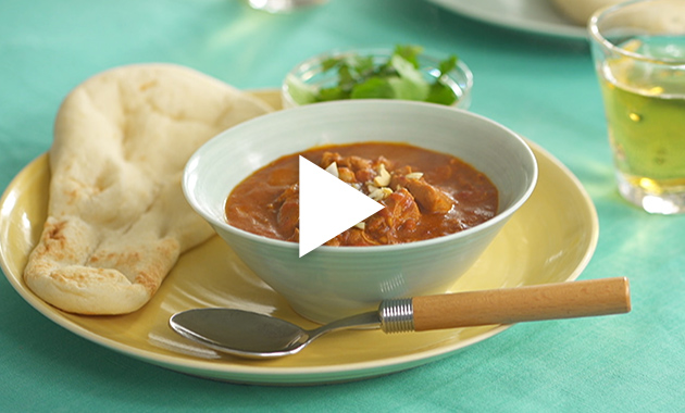 すくってチン！のバターチキンカレー