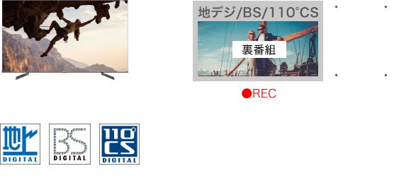 BS/CS 4K録画対応