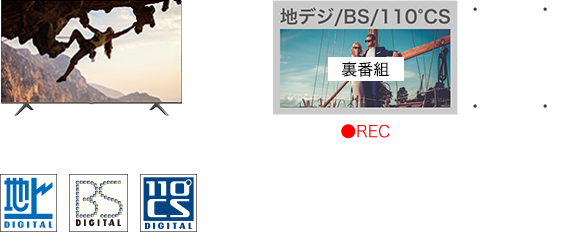 BS/CS 4K録画対応