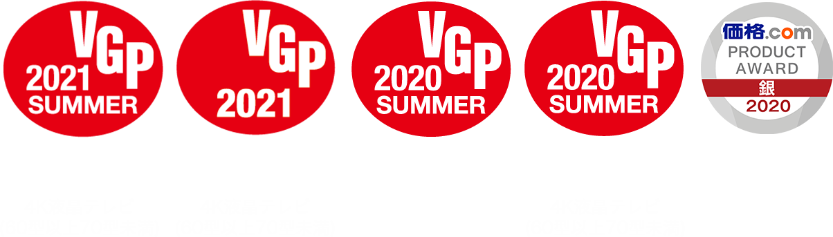 VGP2020SUMMER受賞