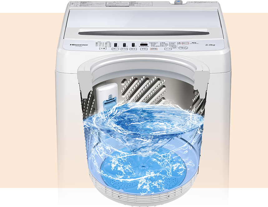 洗濯機 HISENSE HW-G60A ハイセンス 6kg