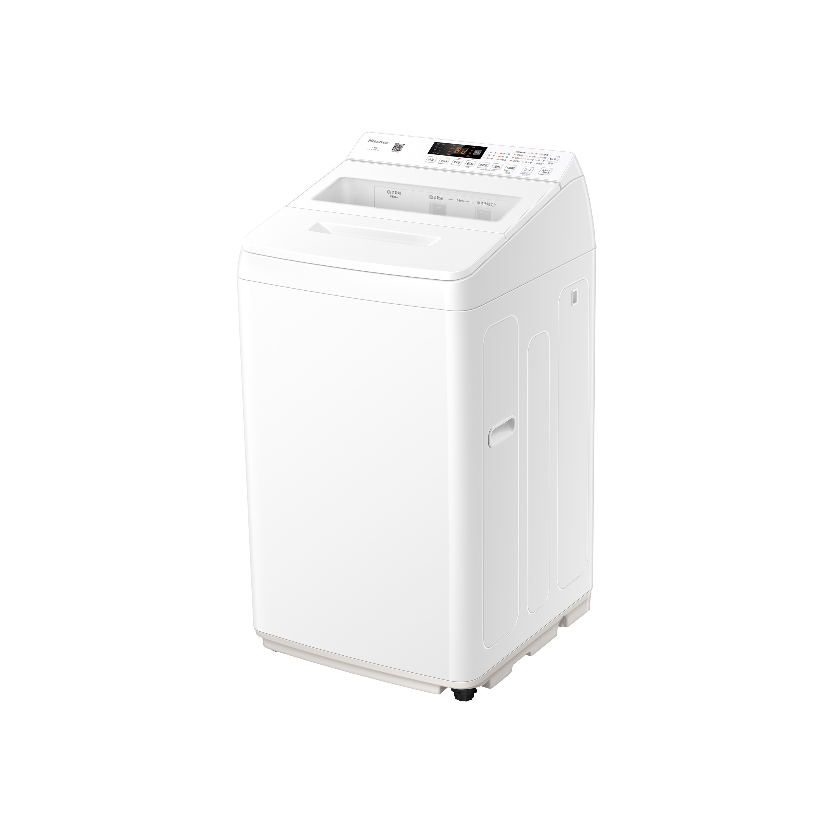 洗濯機　7㎏　Hisenseハイセンス　HW-K7OJ 2024年製 Amazon.co.jp: ハイセンス 洗剤自動投入 洗濯機 7kg 1-3人用