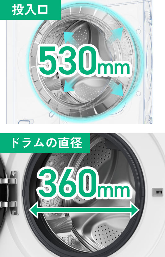 ひろびろ投入口