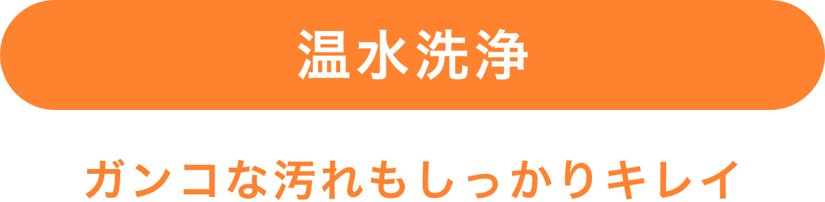 温水洗浄